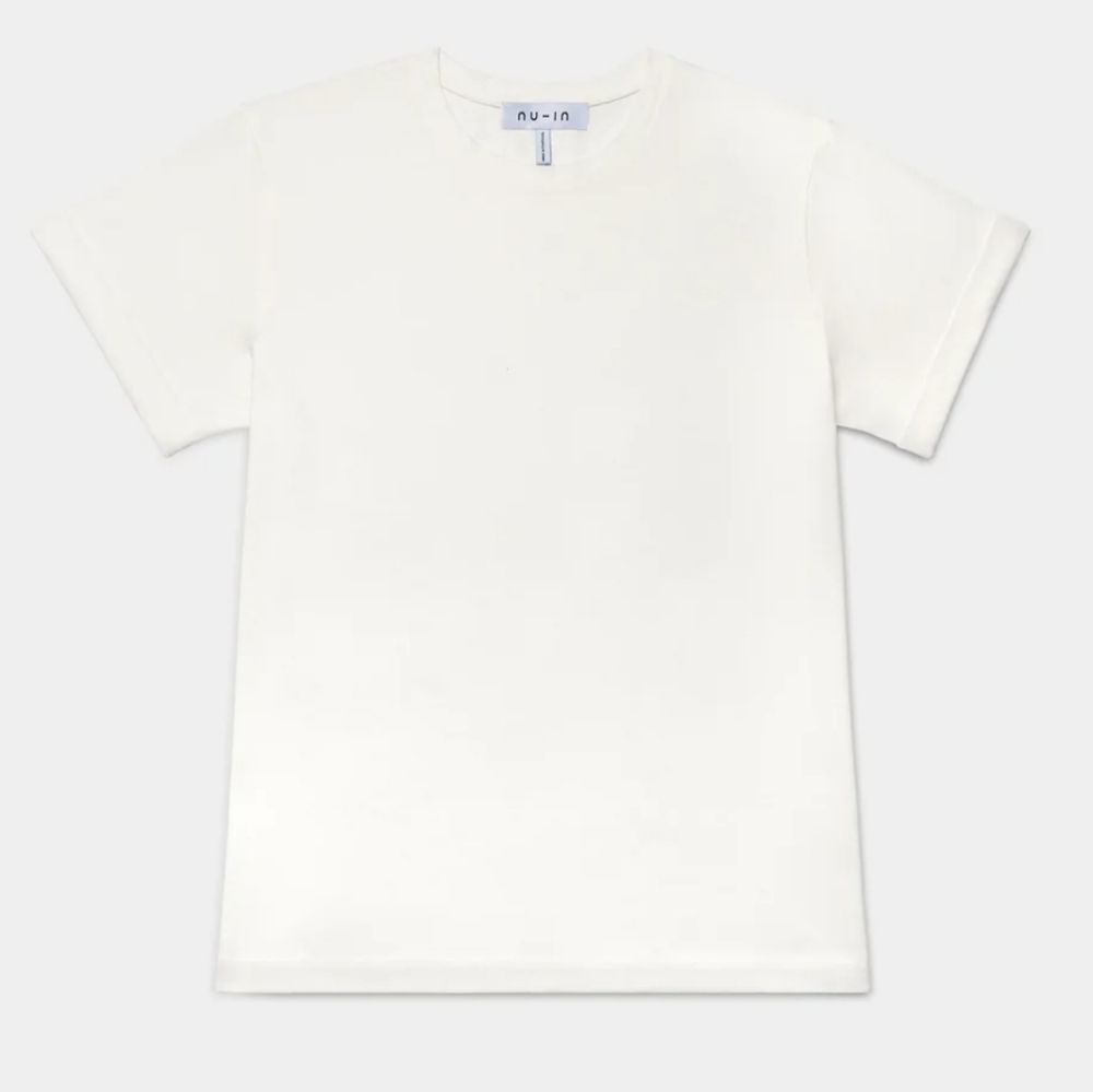 NU-IN 100%Organic Cotton Crew Neck Tee